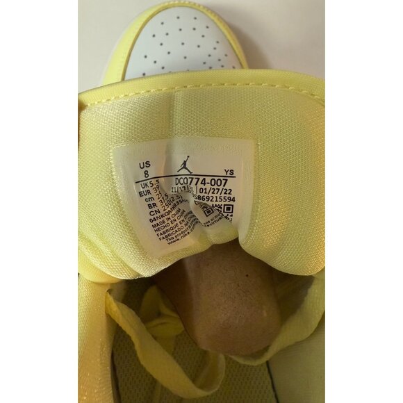 Women's Jordan 1 Low Lemonade Size 8- DC0774-007 - Picture 8 of 9